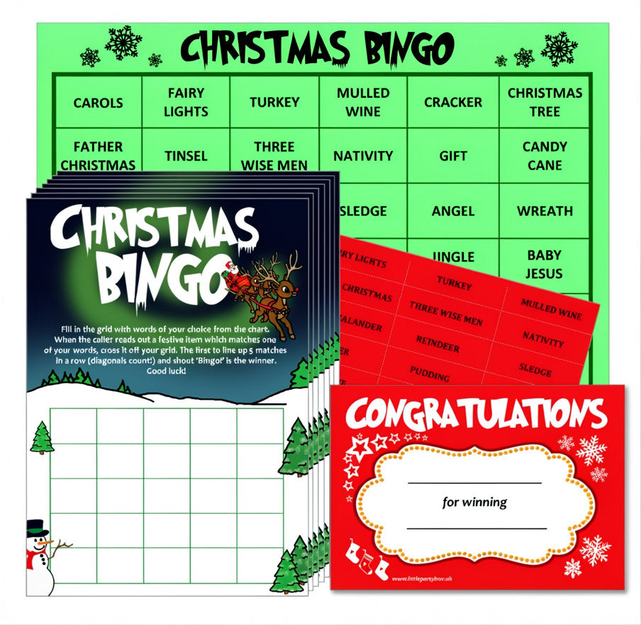 Christmas bingo