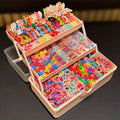 555pcs Colorful Butterfly Hair Clips Set for Girls