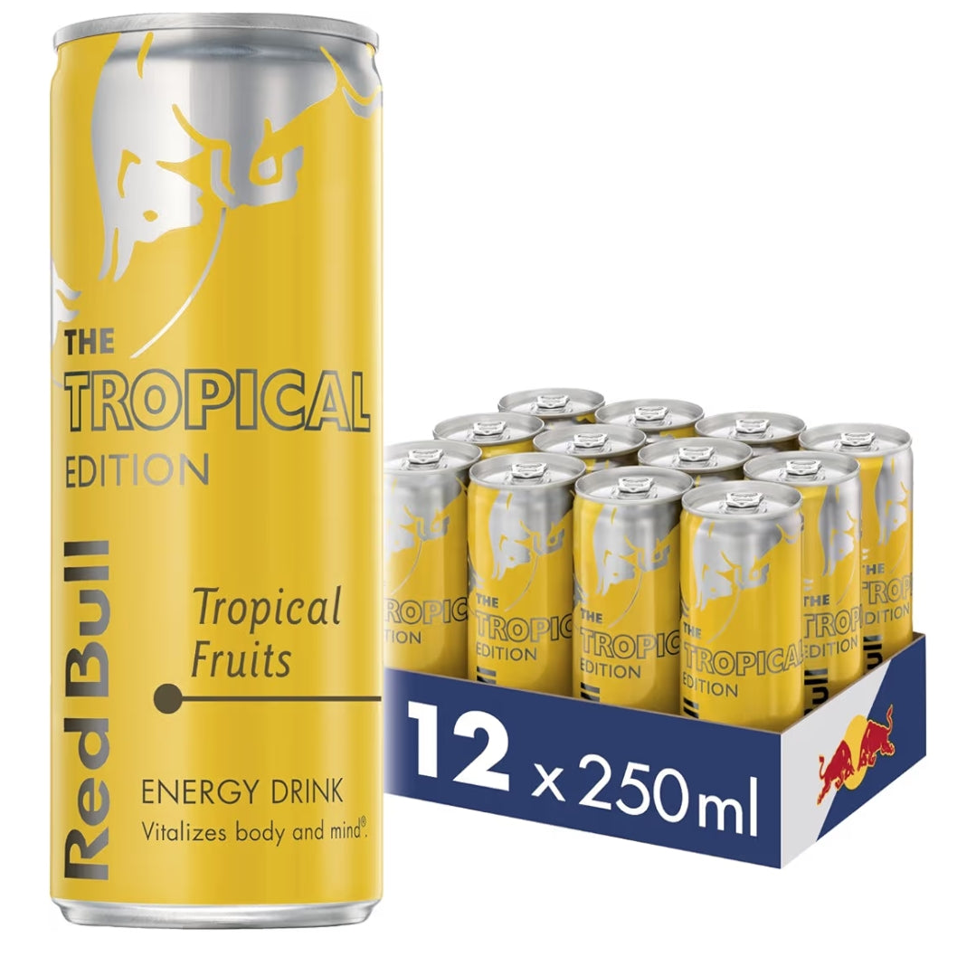 Red Bull Energy Drink Tropical Edition x12