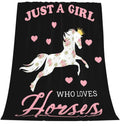 Horses throw
