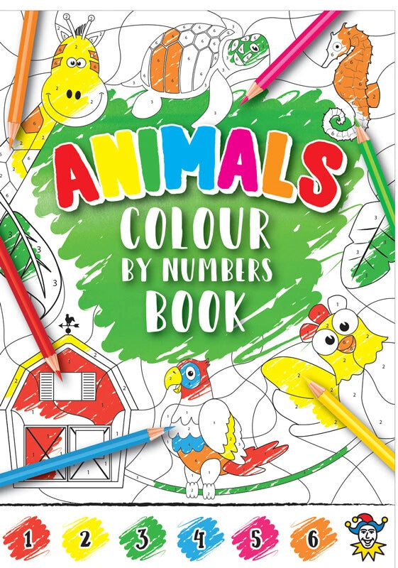 Animal colouring by numbers