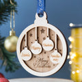 Personalised Christmas Bauble Tree