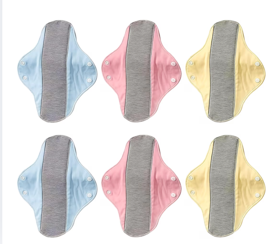 Reusable Ladies Pads Pack of 6