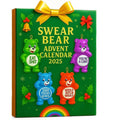 24 Swear Bear flat acrylic decorative countdown ornaments