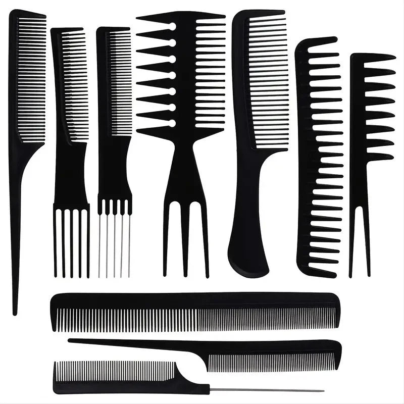 10 piece Hair Styling Comb Set