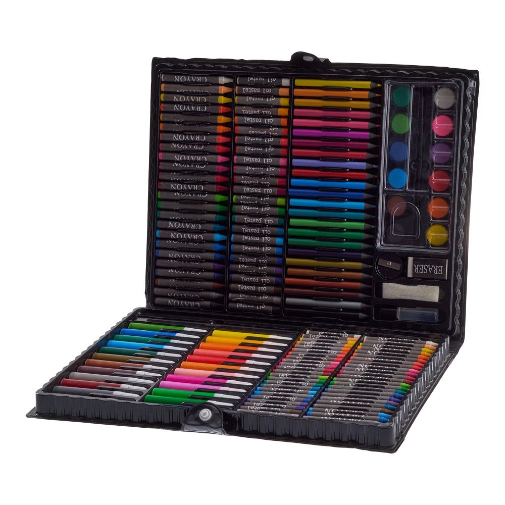 168 Pcs Kids Super Mega Art Drawing Supplies Set with case