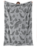 Glow in the dark Halloween throw