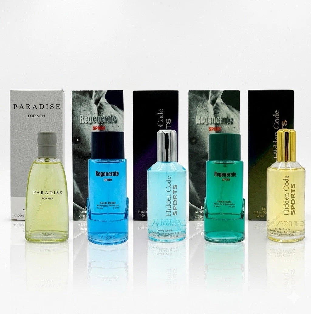 5x 100ml Men’s Cologne Collection