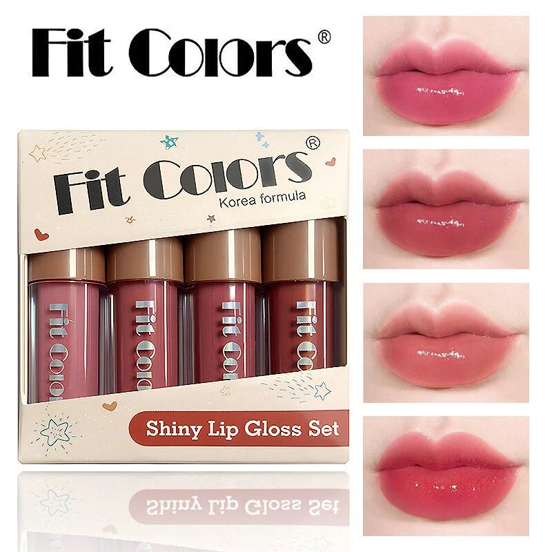 4 PCS/Set Long Lasting Lip Gloss