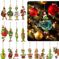 19X Merry Christmas Grinch Ornament Xmas Tree Hanging Figure