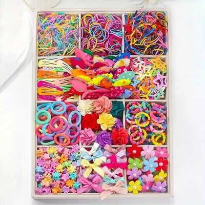 555PCS Girls Hair Accessories Set
