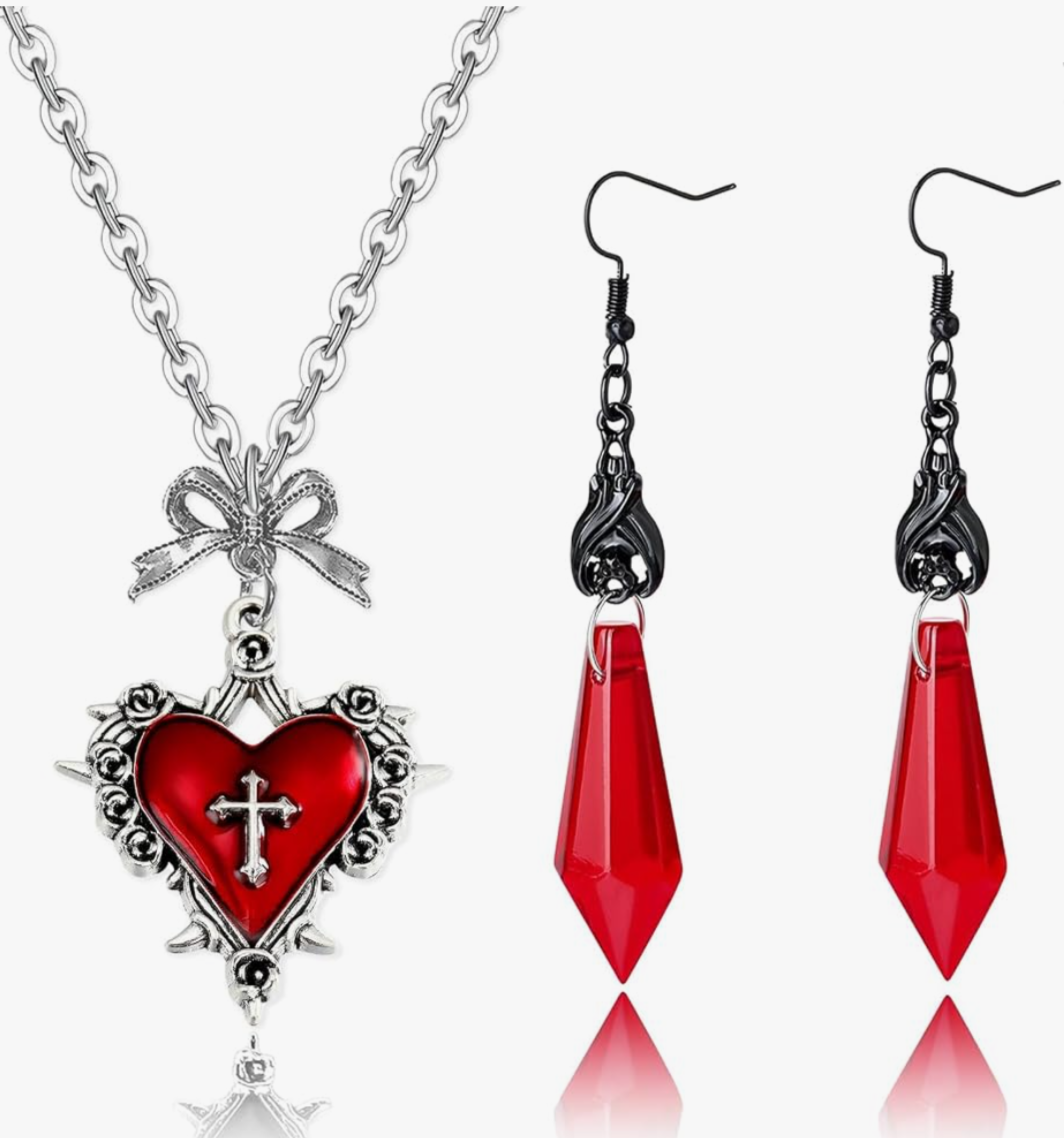 Cosplay vampire jewellery set