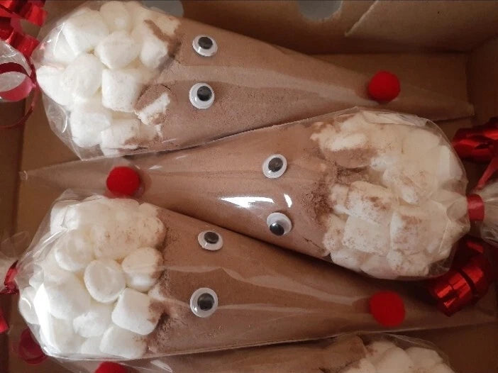 Novelty Cadburys hot Chocolate Cones pack of 5