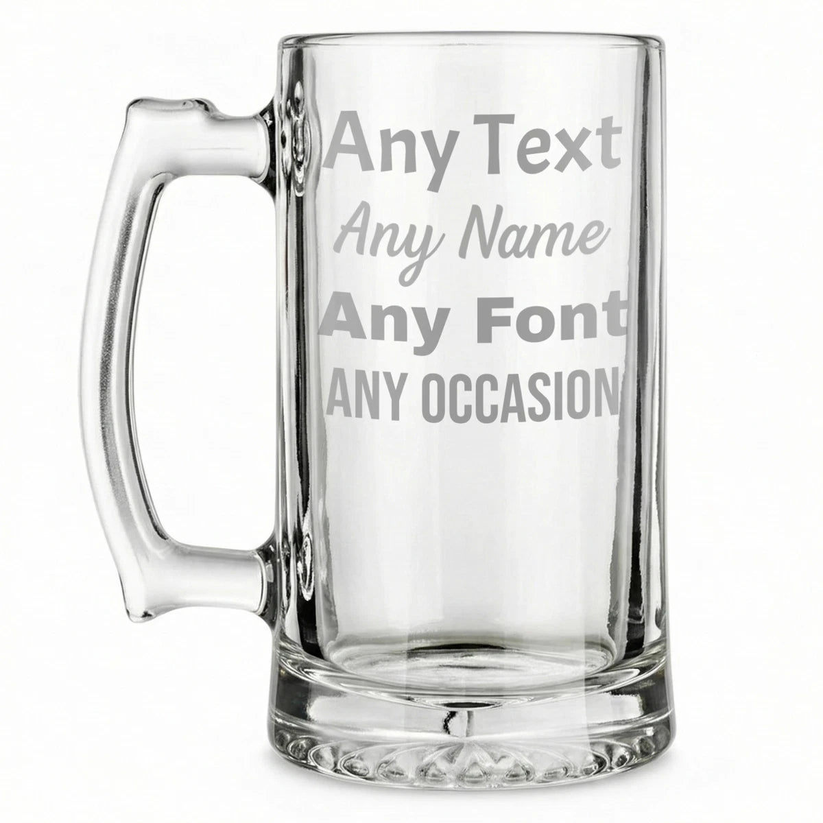 Personalised beer glass