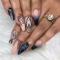 Spiderweb Fake Nails Set of 20