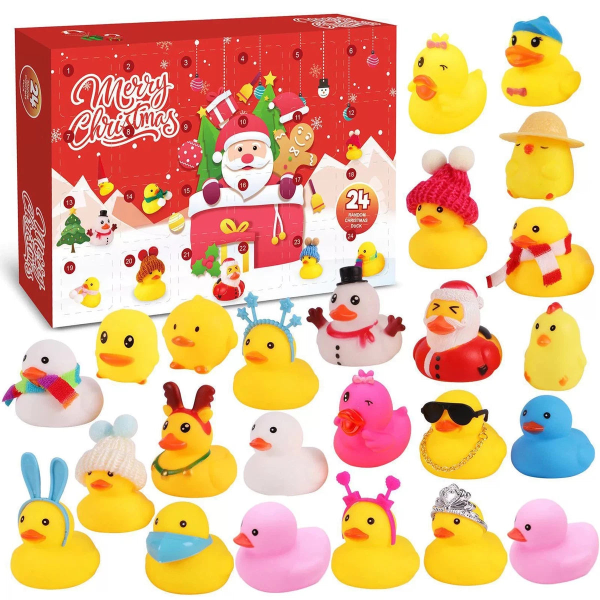 Christmas Countdown Calendar Multi-Purpose Duck Advent Calendar