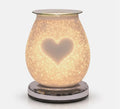 White Heart LED Electric Wax Melt Burner