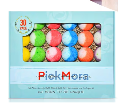 30 pc bath bomb set