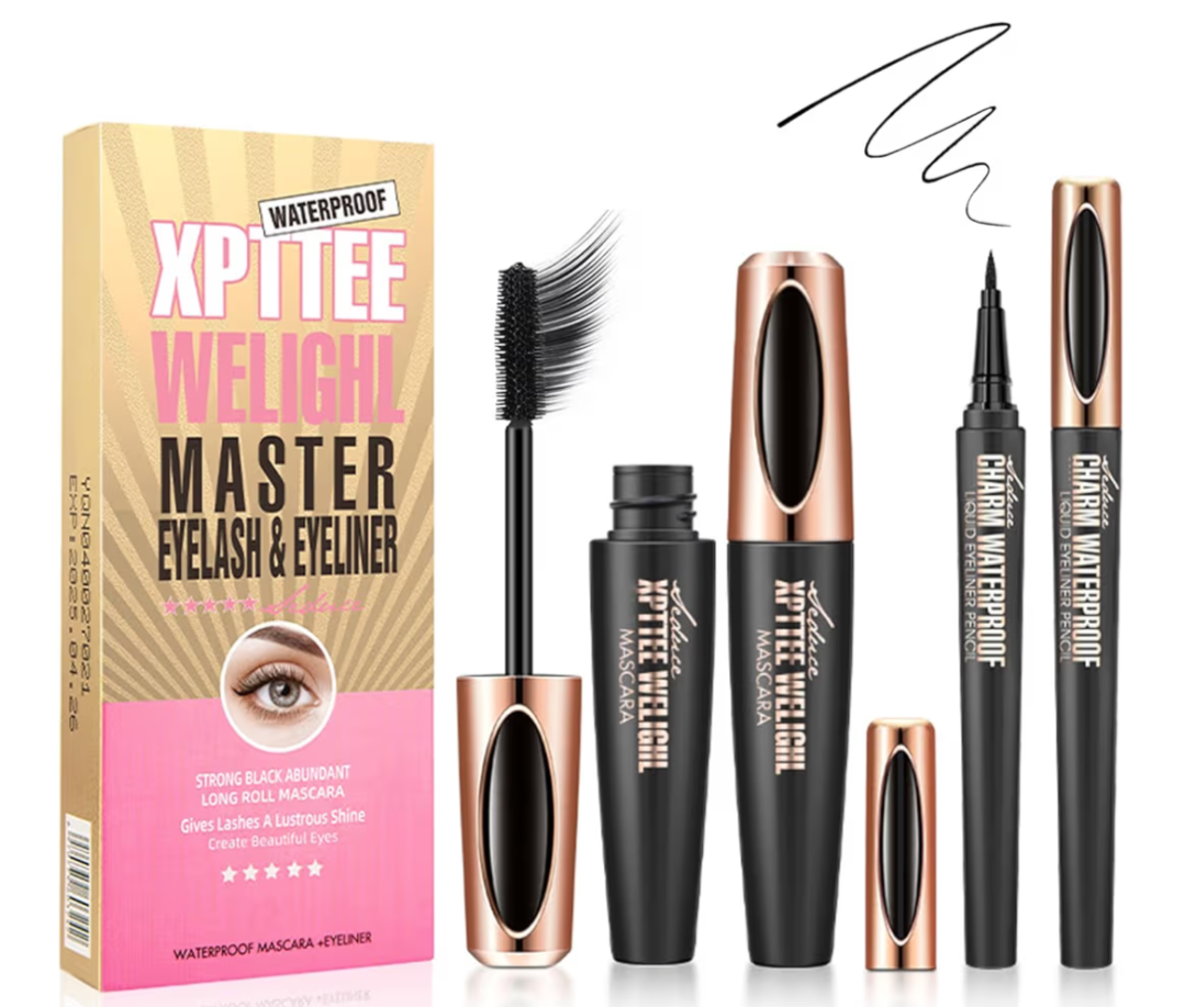 Black Mascara and Eyeliner Set