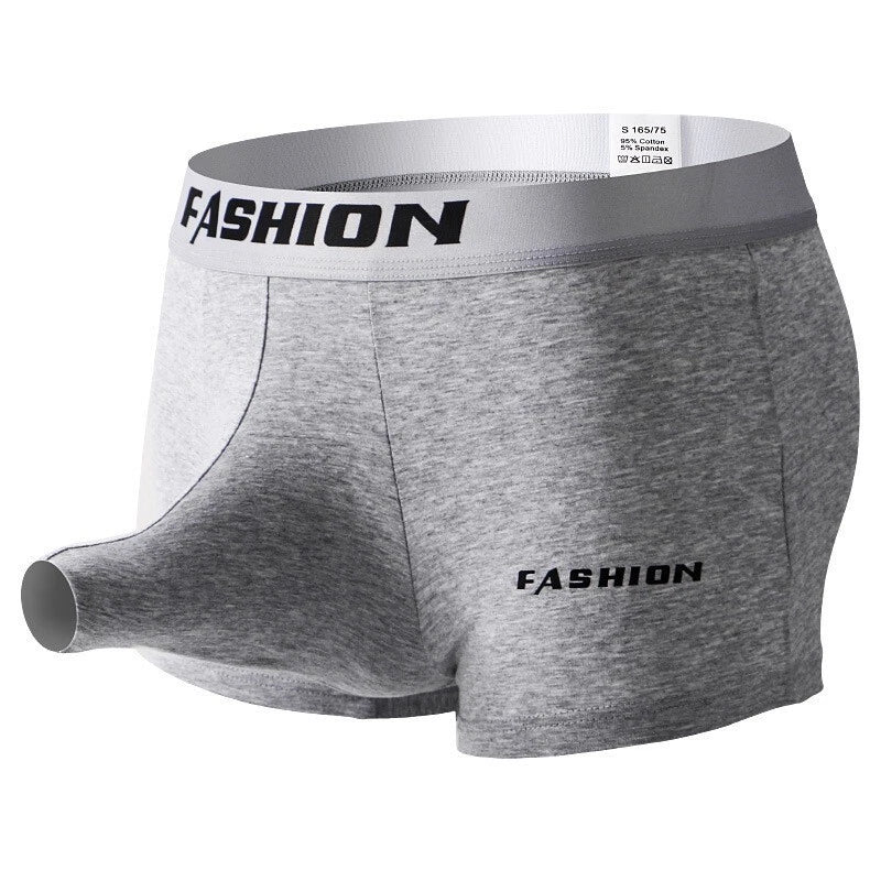 Men Sexy Underwear Open Front Boxer Shorts