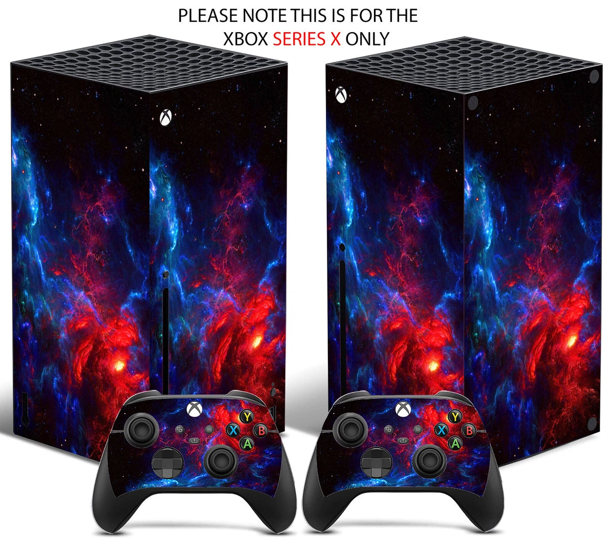NEBULA 4 Xbox SERIES X Skin Decal Vinyl Console Wrap