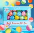 60 Pcs Bath Bombs Set