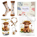 Highland cow gift set