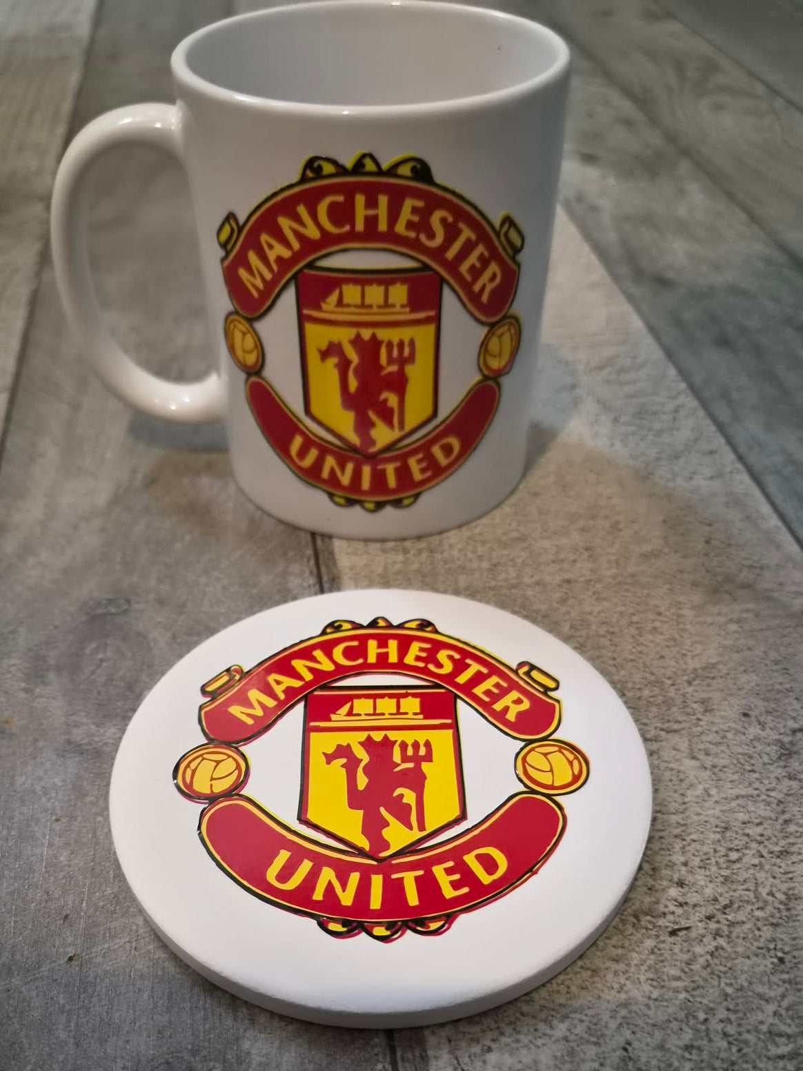 Football cups and coasters
