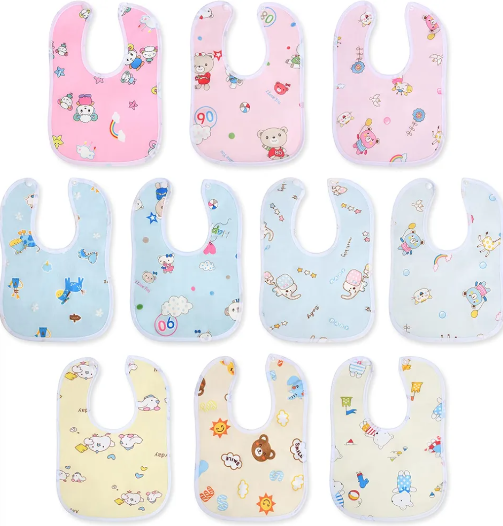 10pc baby bibs