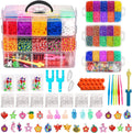 15000Pcs Kit Box+ Rubber Loom Bands Children Mult-color Make Woven Bracelet DIY