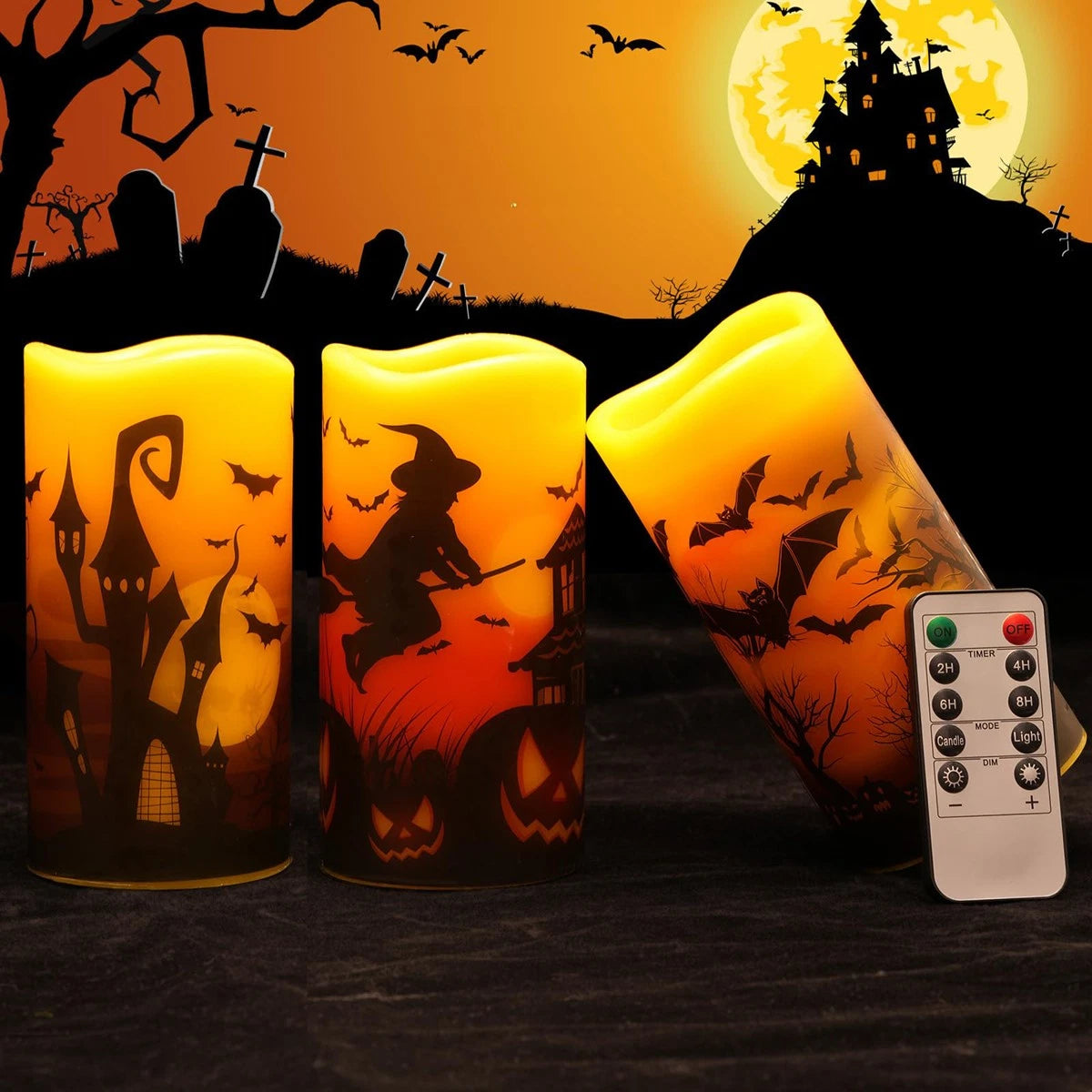 3Pcs LED Candles Lights