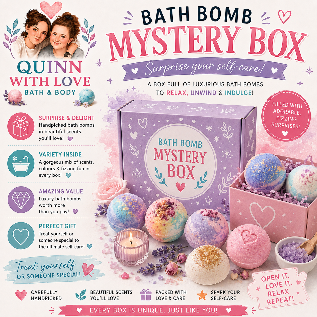 Mystery Bath Bomb Box