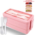 Pink Layered Lunch Box