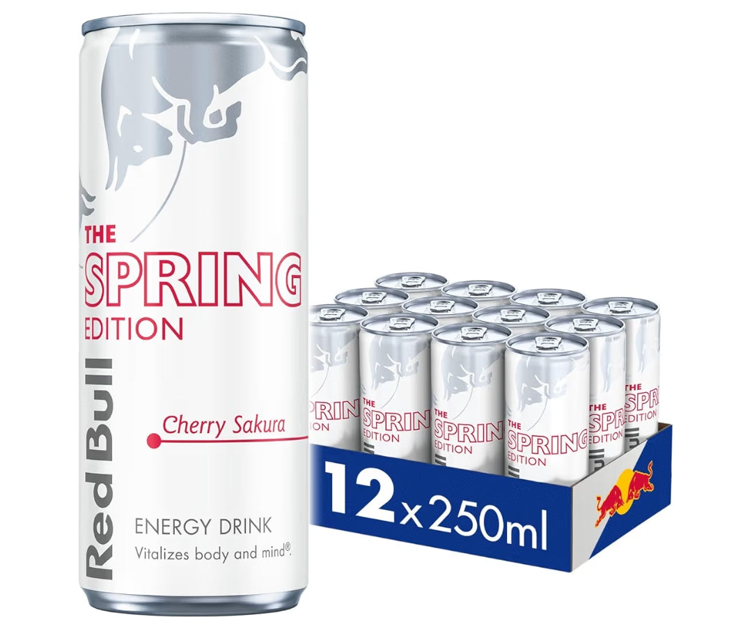 Red Bull Cherry Sakura Spring Edition x12