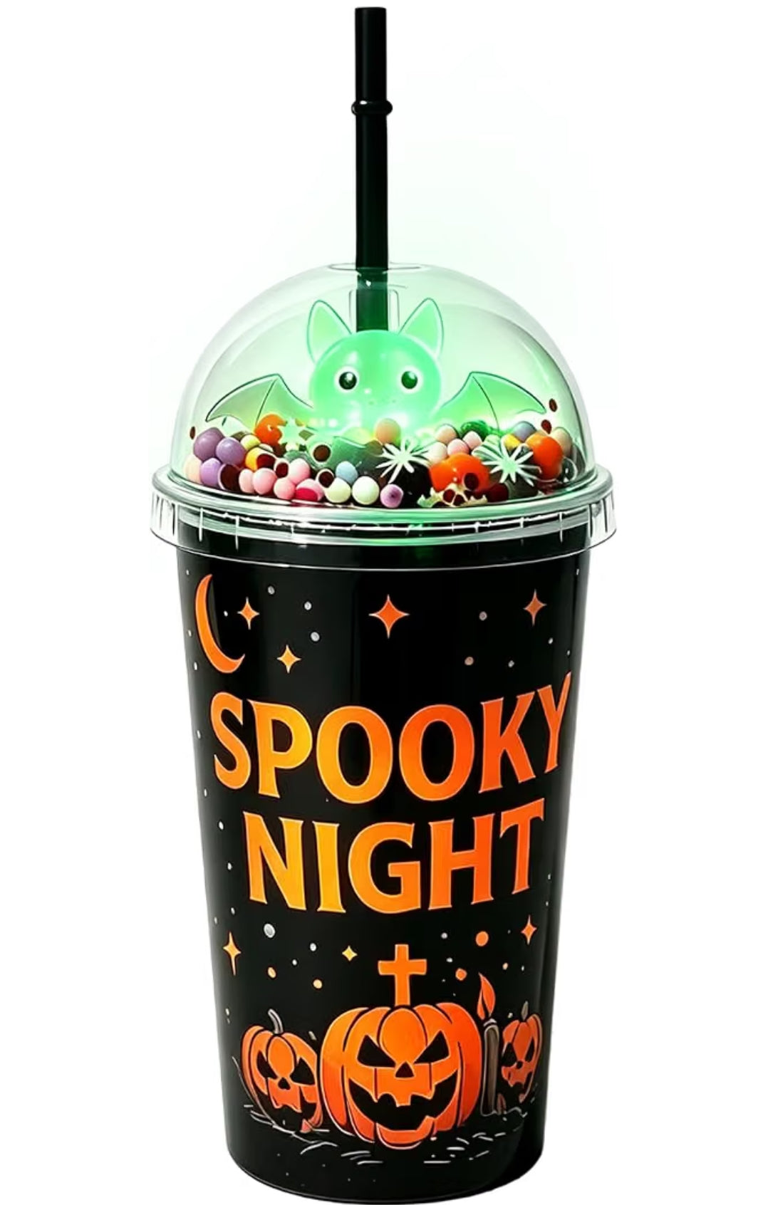 Halloween Light Up Reusable Tumbler