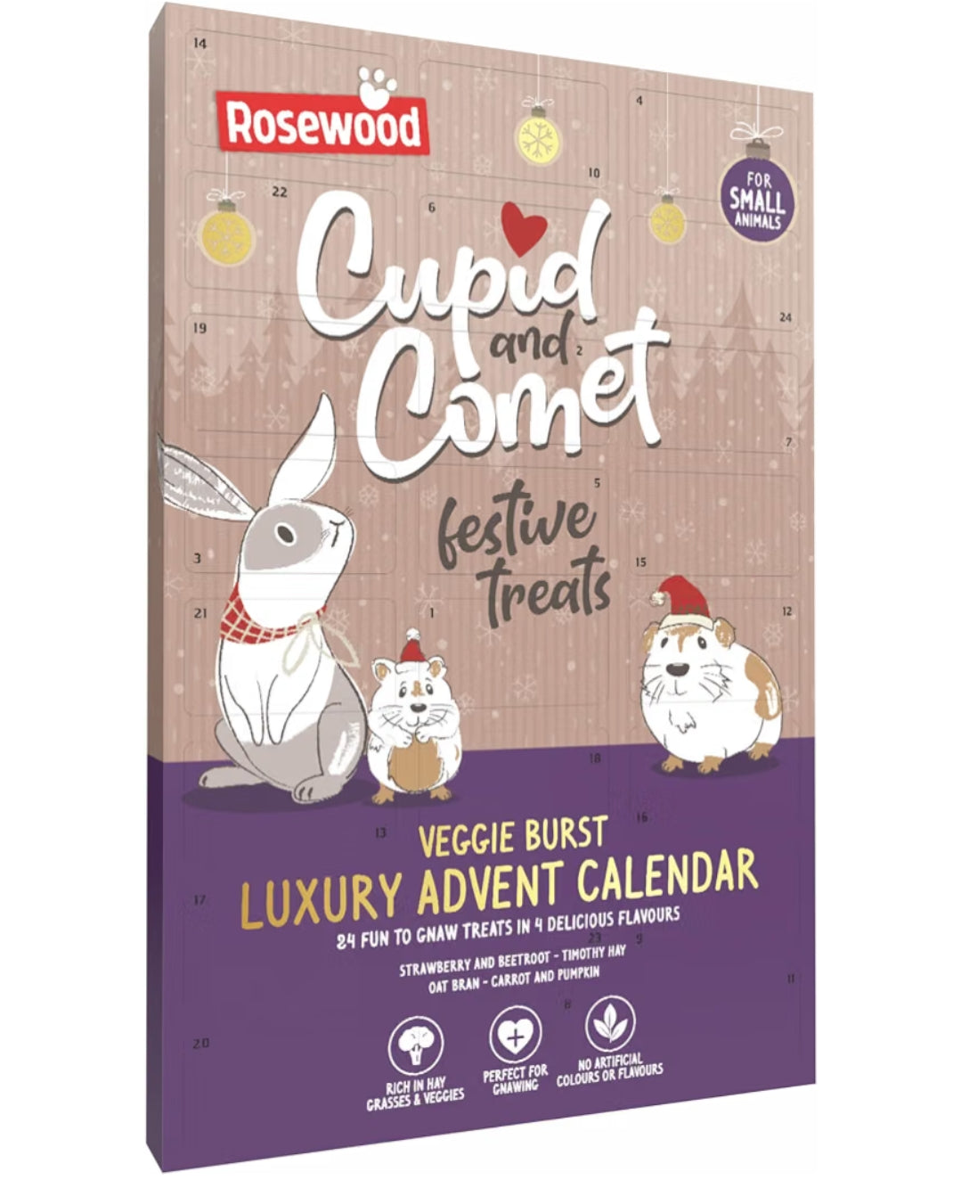 Grasses and Vegetables, 24 advent calendar for Hamsters, Rabbits, Guinea Pigs