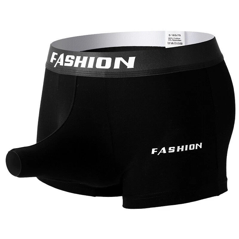 Men Sexy Underwear Open Front Boxer Shorts