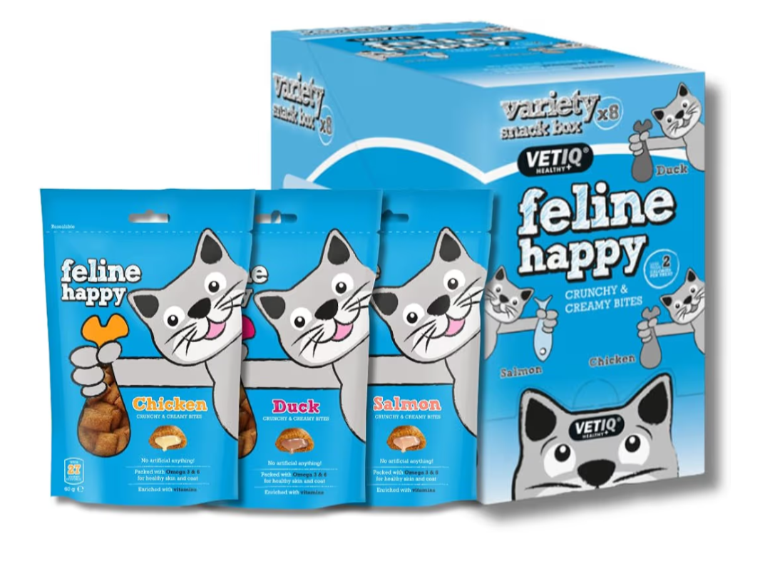 Feline Happy Variety Snack Box – 8