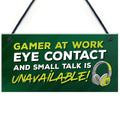 Gaming hanging sign