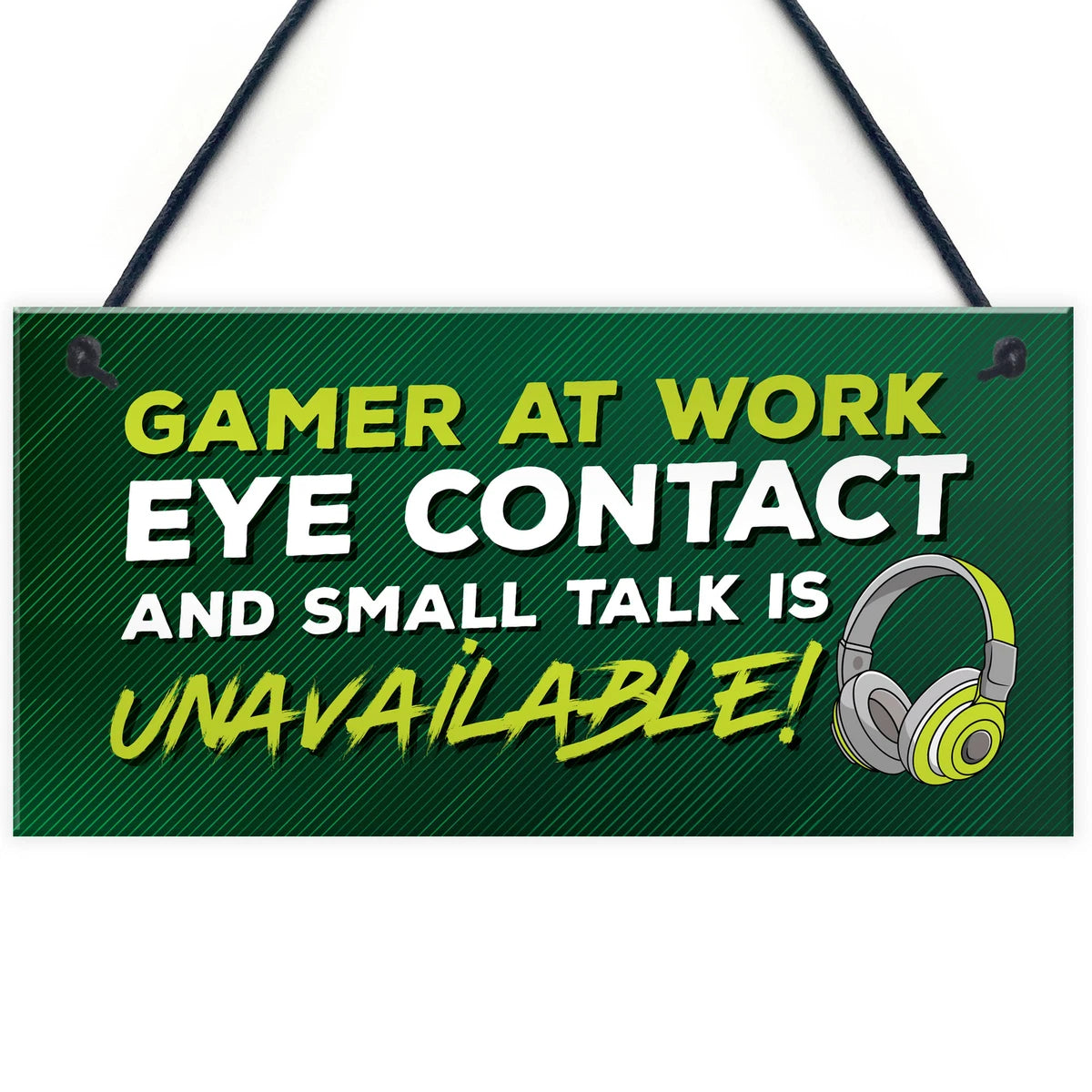 Gaming hanging sign