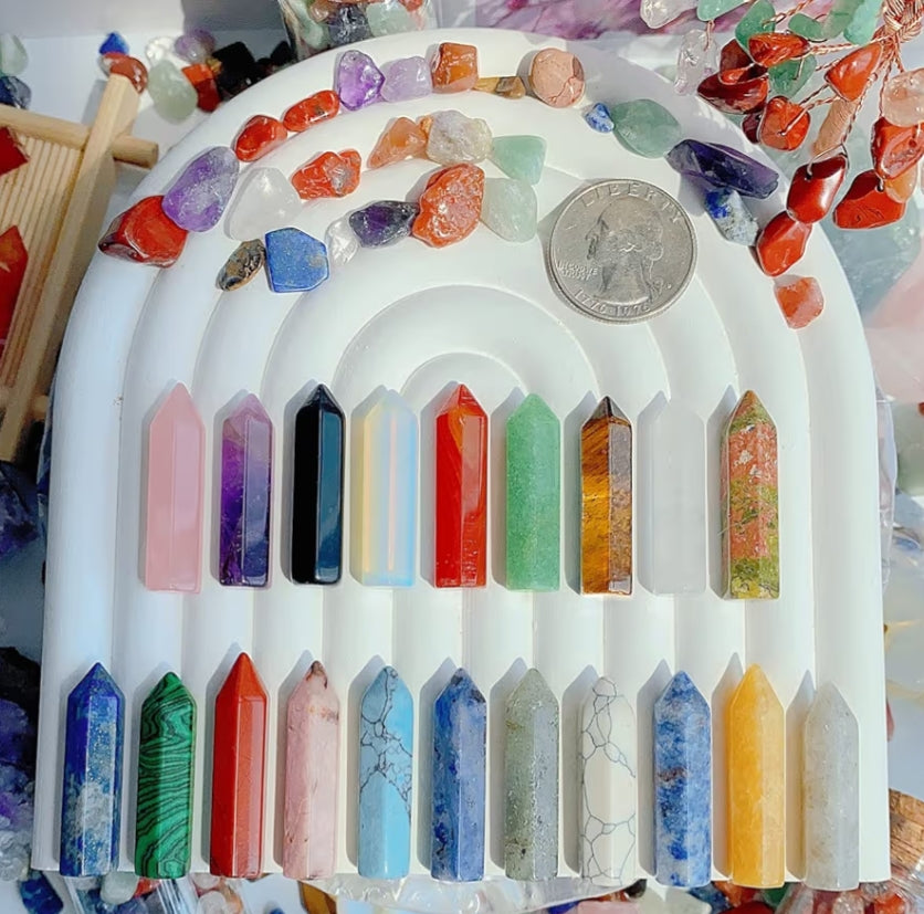 20 Pcs Healing Crystals Set