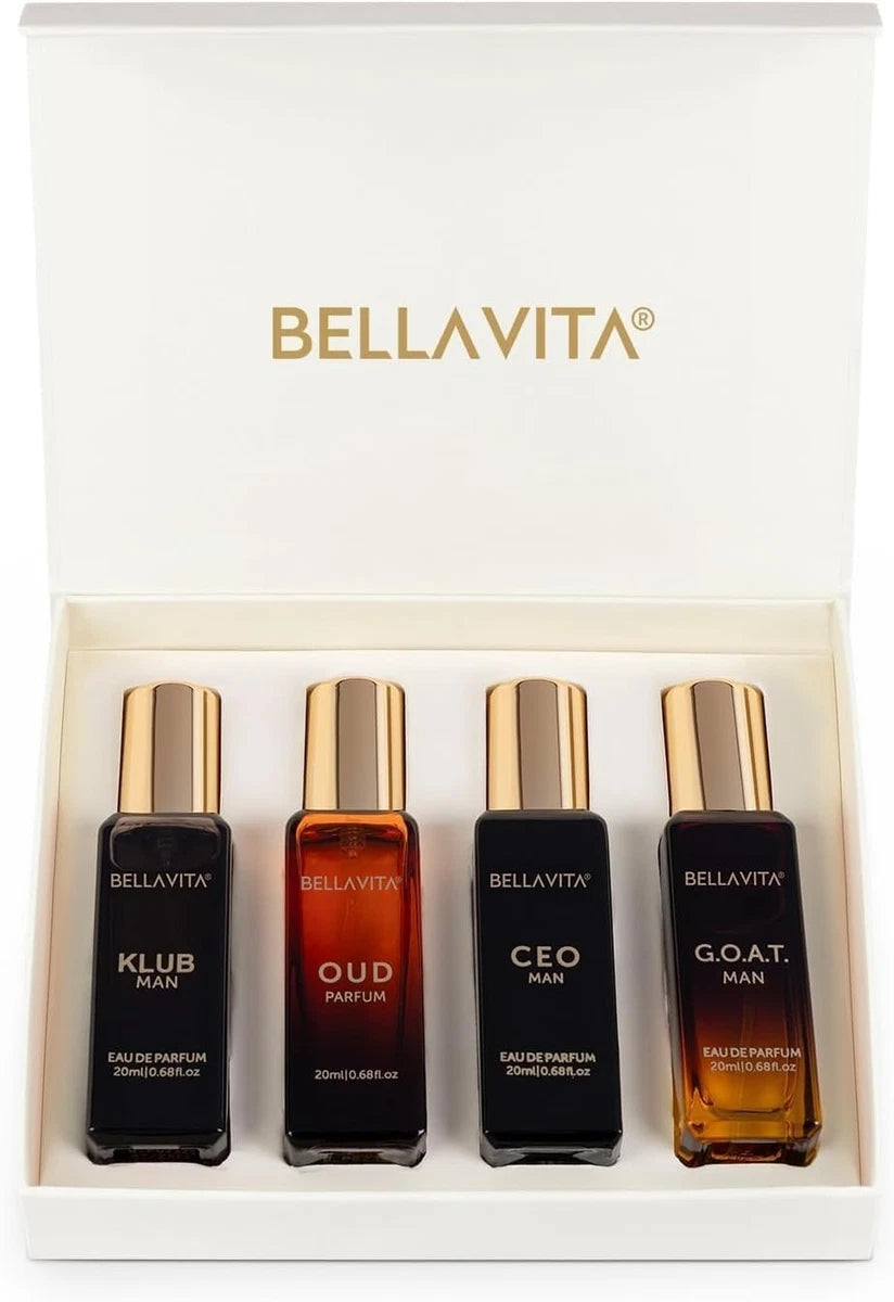 Bellavita Men’s Perfume Gift Set 4x20ml