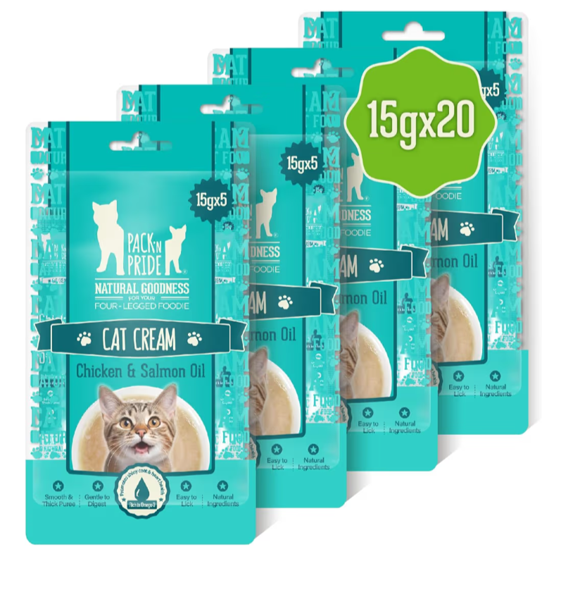 Creamy Cat Lick Sticks -Chicken&Salmon Oil Flavor