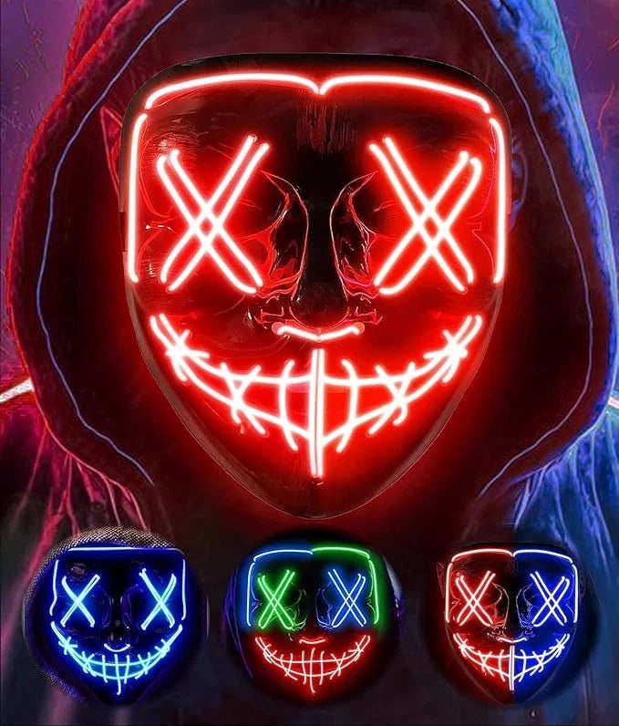 LED Halloween mask