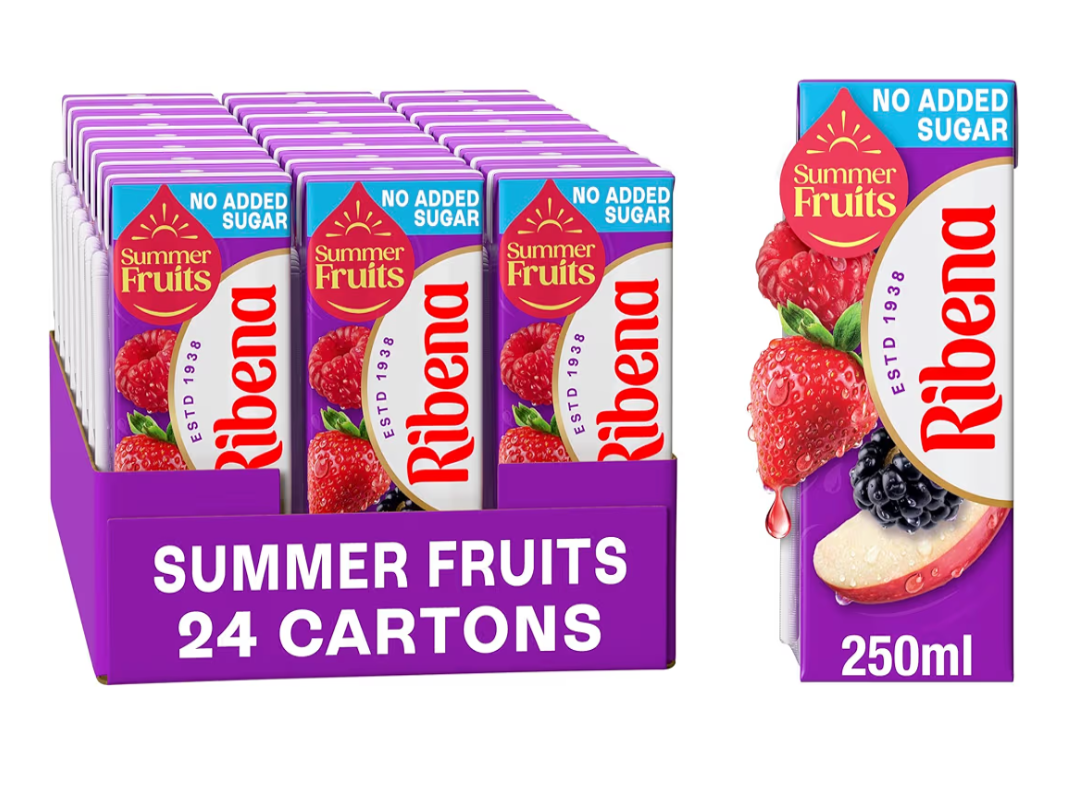 24 pack of summerfruits ribina