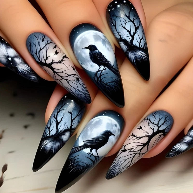 24pcs Halloween Press on Nails