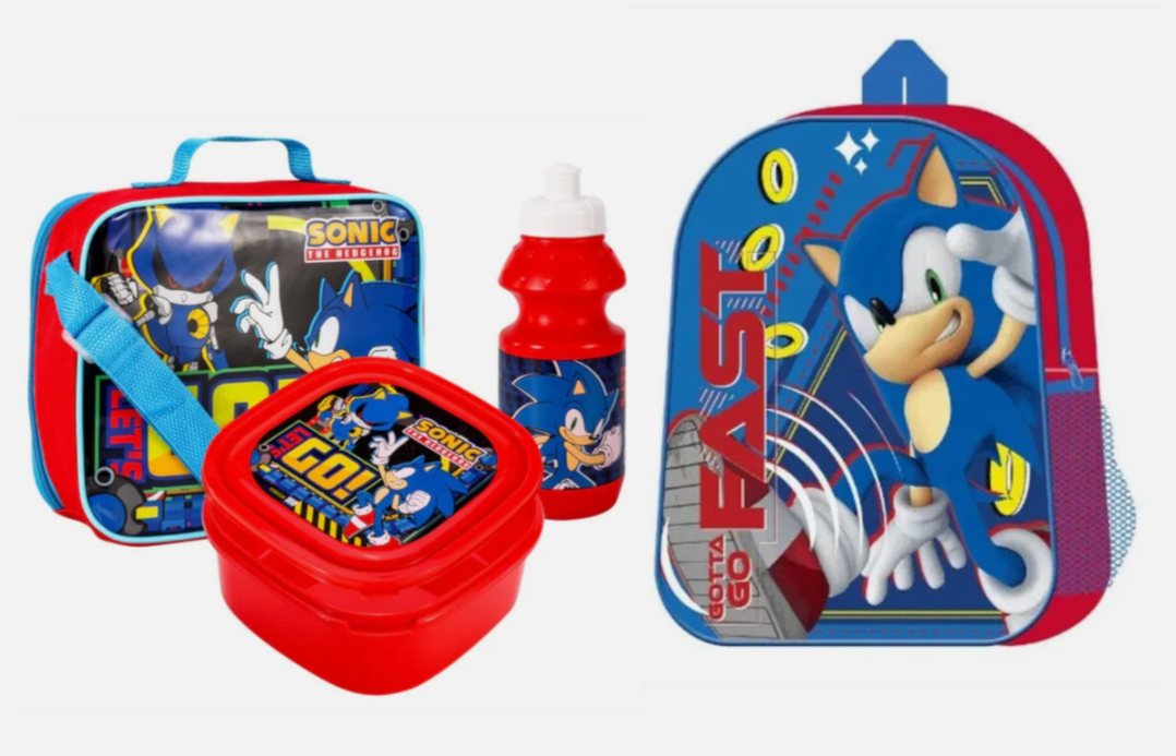 Character back to school back pack 4 piece set