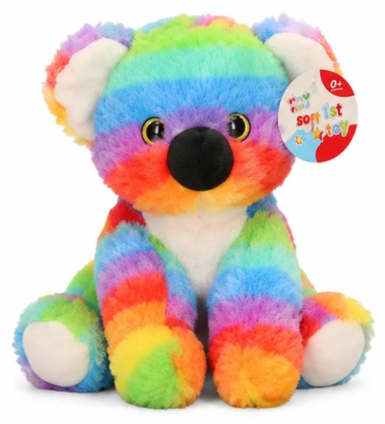 Soft Rainbow Koala Plush Toy