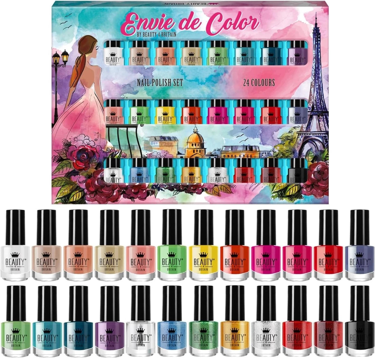 24 x NAIL POLISH VARNISH SET