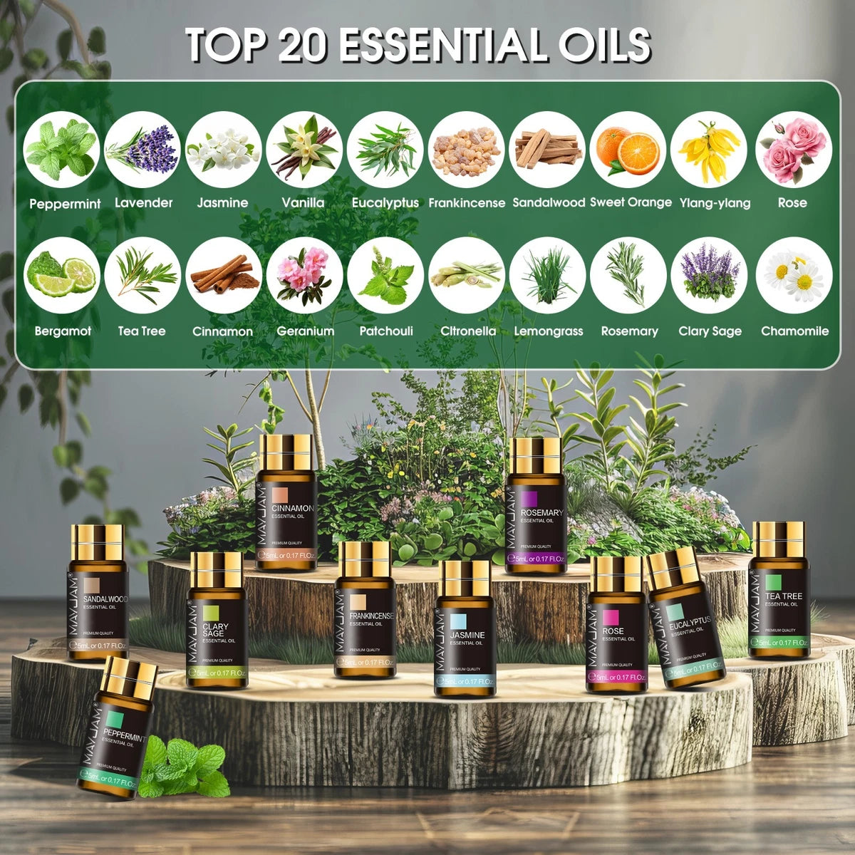 20Pcs Essential Oils Set